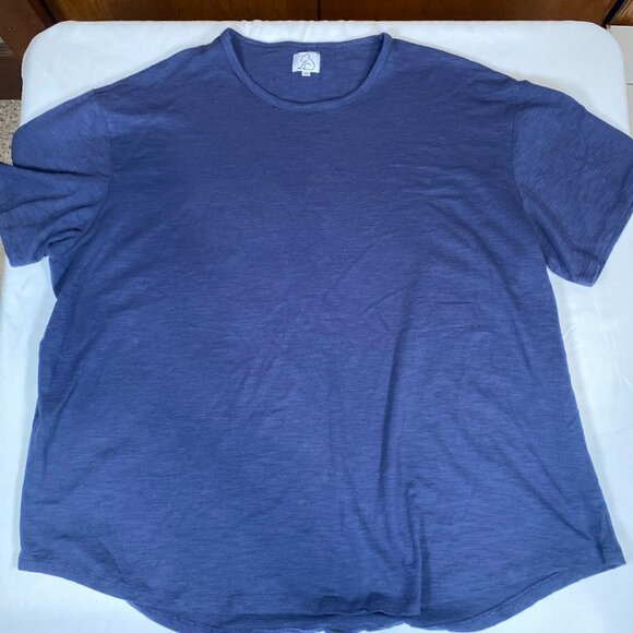 Kuwalla Tee 3X Polyester Blend Blue T-Shirt - Picture 1 of 5